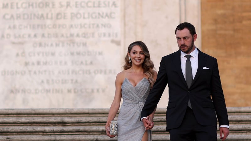 Patrick Cantlay und Nikki Guidish haben sich in Rom das Ja-Wort gegeben. (Foto: Getty)