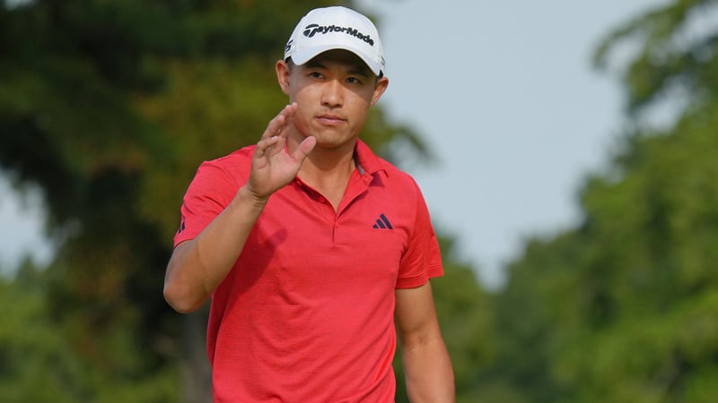 Collin Morikawa führt nach der ersten Runde auf der PGA Tour in Japan das Feld an. (Quelle: Getty)