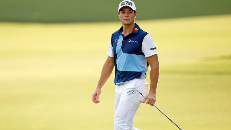 Im Video werden Viktor Hovland und andere Spieler der PGA Tour unfreiwlliges Opfer der KI. (Foto: Getty)