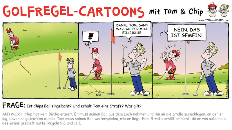 Was passiert, wenn mein Ball einen anderen trifft? Mit Tom & Chip. (Bild: Yves C. Ton-That und Michael Weinhaus)