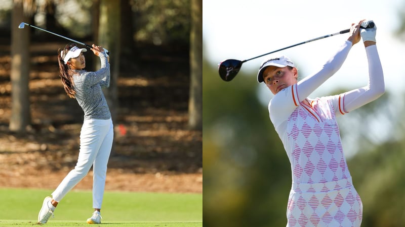 Auf der LPGA Tour kann Esther Henseleit nicht an ihre Leistung anknüpfen - Lee klettert an die Spitze. (Fotos: Getty)