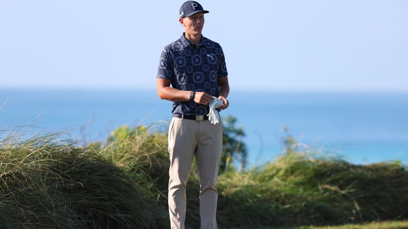 Matti Schmid ist einem Top Ergebnis auf der PGA Tour nahe. Vor der letzten Runde ist er geteilter Dritter. (Quelle. Getty)