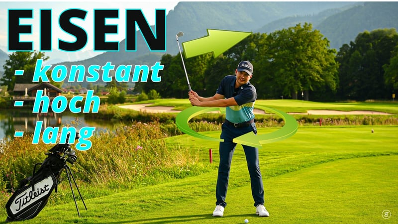 Golf für Grünschnäbel zeigt, worauf man beim Rückschwung mit dem Eisen achten sollte. (Foto: Golf für Grünschnäbel)