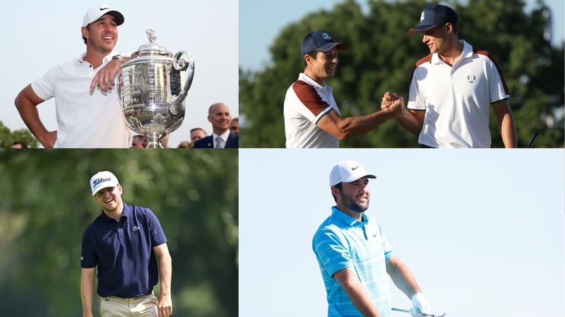 Von Scheffler, Rahm und McIlroy über junge Stars bis zu den Deutschen. Ein Rückblick auf die Weltrangliste. (Fotos: Getty)