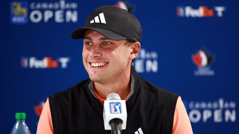 Ludvig Aberg vor seinem PGA-Tour-Debüt bei der RBC Canadian Open im Juni 2023. (Foto: Getty)