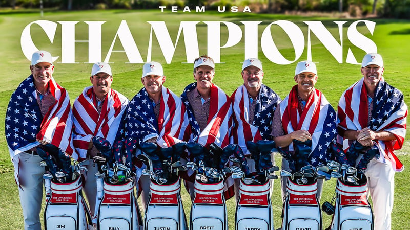 Team USA gewinnt den World Champions cup. (Foto: Twitter.com/@ChampionsTour)