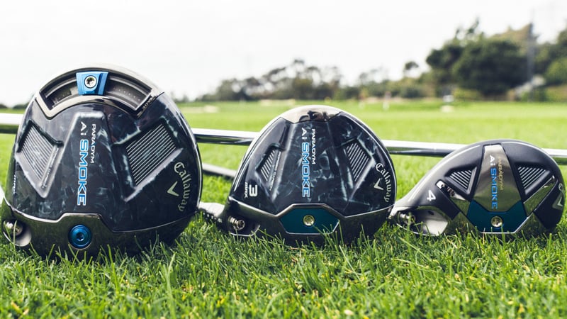 Die Callaway Ai Smoke Driver, Fairwayhölzer und Hybriden der Saison 2024. (Foto: Callaway)