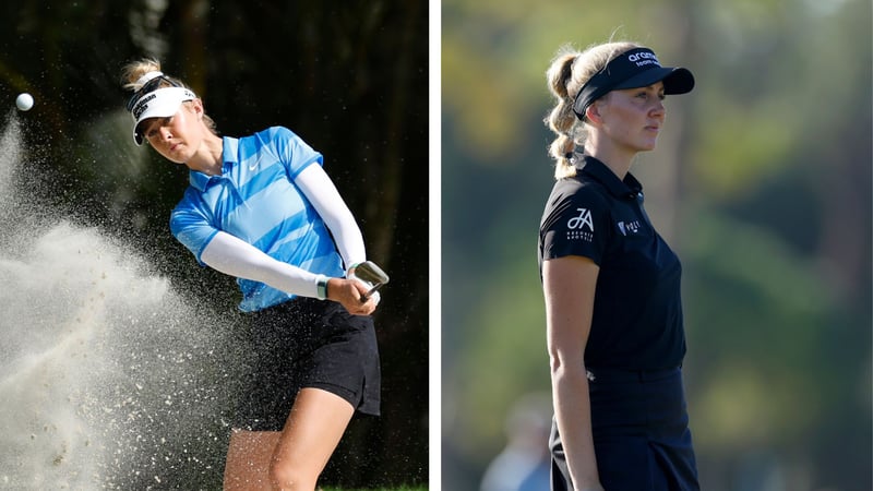 Nelly Korda führt nach zwei Tagen auf der LPGA Tour. Olivia Cowan spielte die beste deutsche Runde an Tag Zwei. (Fotos: Getty)