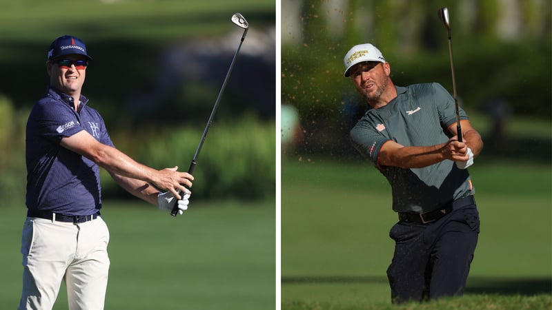 Zach Johnson und Alex Noren führen nach Tag Eins gemeinsam auf der PGA Tour. (Fotos: Getty)