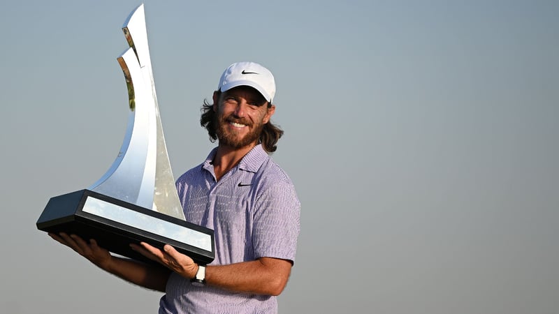 Tommy Fleetwood holt sich mit dem Sieg beim Dubai Invitational 2024 seinen siebten Titel auf der DP World Tour. (Foto: Getty)