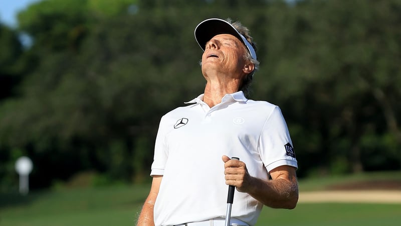 Bernhard Langer an der Achillessehne verletzt. (Foto: Getty)