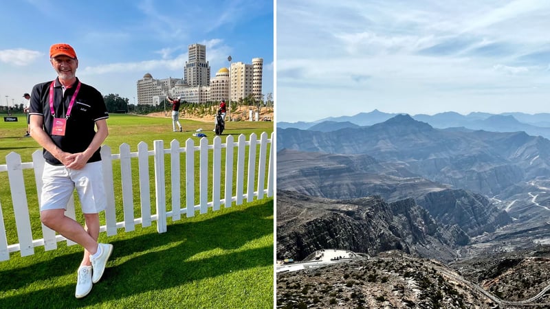 Golfreise in Ras Al Khaimah: Längster Golfplatz und höchster Gipfel der Vereinigten Arabischen Emirate. (Fotos: Jürgen Linnenbürger)