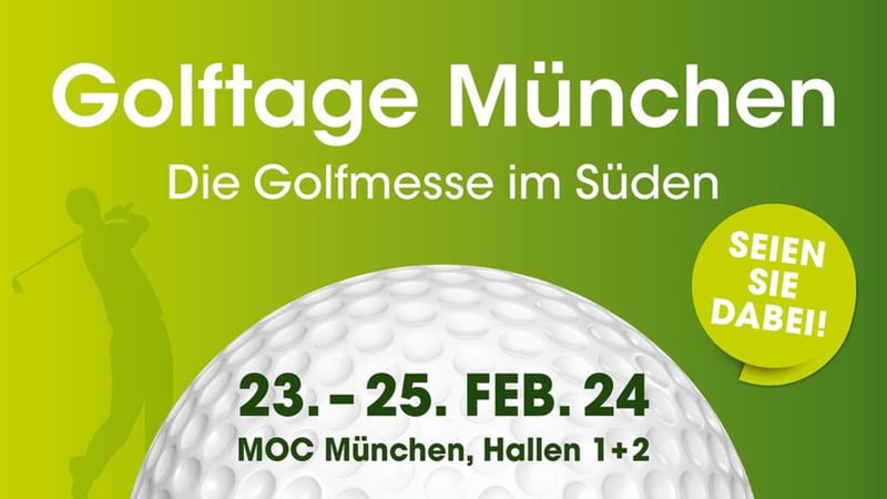 Die Golftage München finden vom 23. bis 25 Februar statt. (Foto: Facebook - @Golftage München)