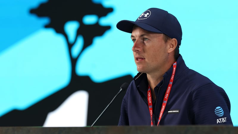 Jordan Spieth sprach am Rande des Pebble Beach Pro-Am über den SSG-Deal. (Foto: Getty)