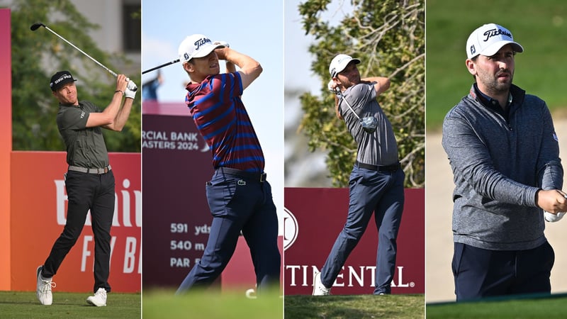 Max Rottluff, Yannik Paul, Max Kieffer und Nicolai von Dellingshausen haben den Cut auf der DP World Tour in Qatar geschafft. (Quelle: Getty)