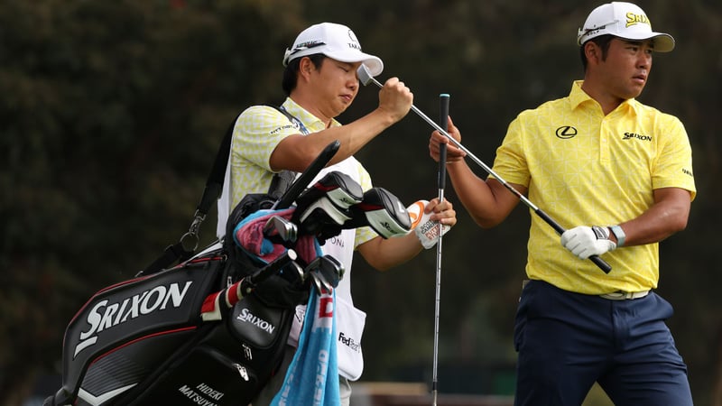 Der Blick ins Bag von PGA-Tour-Sieger Hideki Matsuyama 2024. (Foto: Getty)