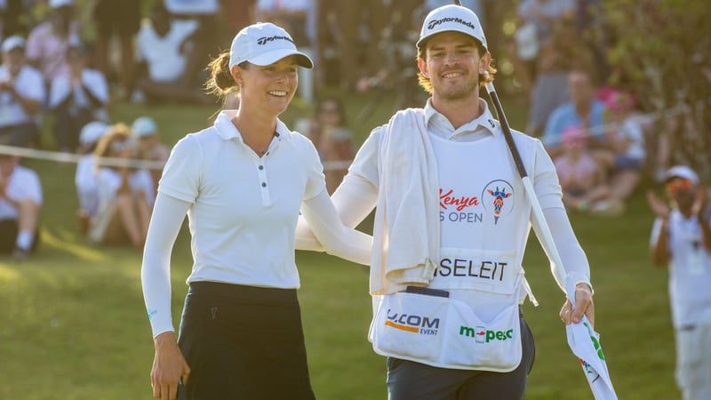 Esther Henseleit hat sich mit ihrem Schwungstrainer und Caddie Reece Phillips verlobt. (Quelle: flickr Tristan Jones/LET)Esther Henseleit hat sich mit ihrem Schwungstrainer und Caddie Reece Phillips verlobt. (Quelle: flickr Tristan Jones/LET)