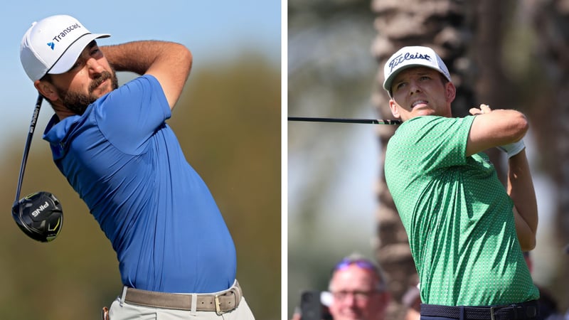 Stephan Jäger und Yannik Paul führen die Deutschen in der Golf-Weltrangliste an. (Fotos: Getty)