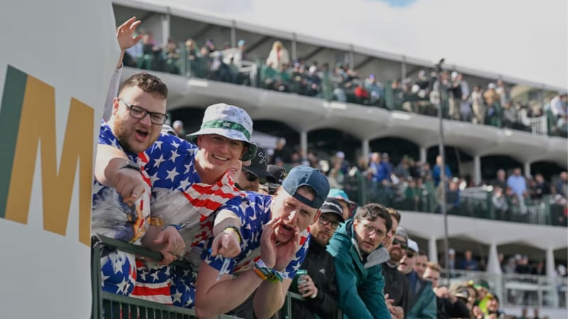 Feierende am berühmt-berüchtigten 16. Loch der WM Phoenix Open der PGA Tour. (Foto: PGA Tour)