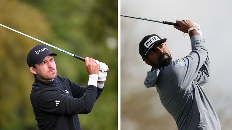 Erster Platz Nick Taylor und zweiter Platz Sahith Theegala an Tag Drei der WM Phoenix Open der PGA Tour. (Fotos: Getty)