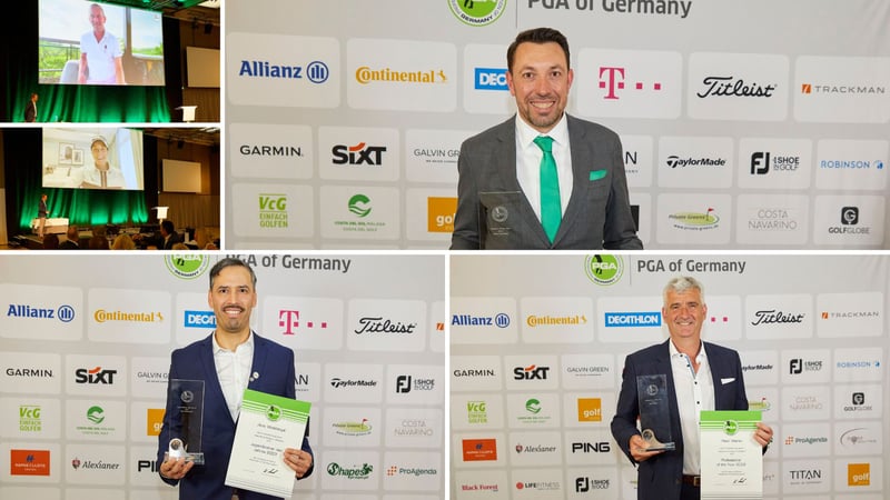 Fünf Professionals wurden bei den PGA Awards 2023 für besondere Leistungen ausgezeichnet. (Fotos: PGA of Germany)