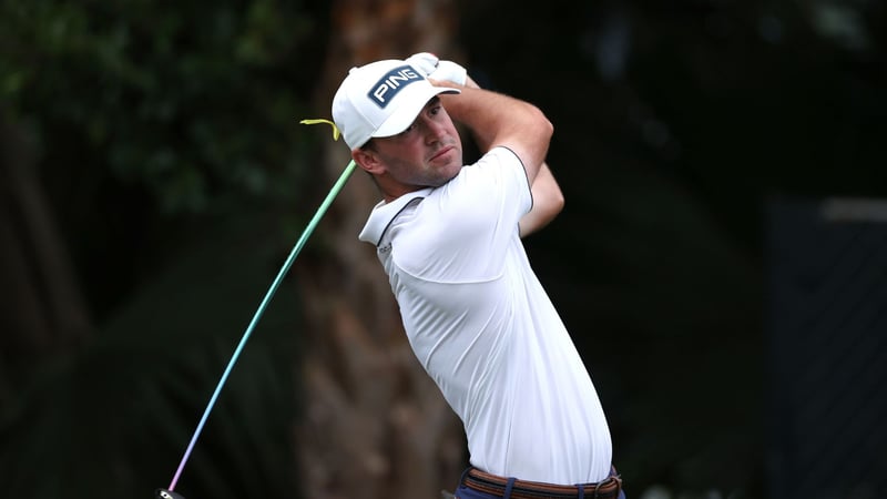 Austin Eckroat startet als Führender in das Monday-Finish auf der PGA Tour. (Foto: Getty)