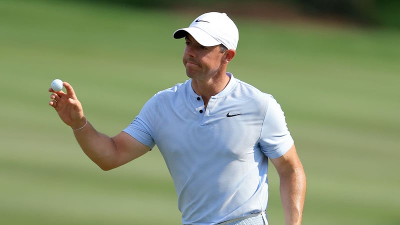 Mit seinem Rettungsschlag verhinderte Rory McIlroy eine noch schwächere Runde bei der Players Championship 2024. (Foto: Getty)