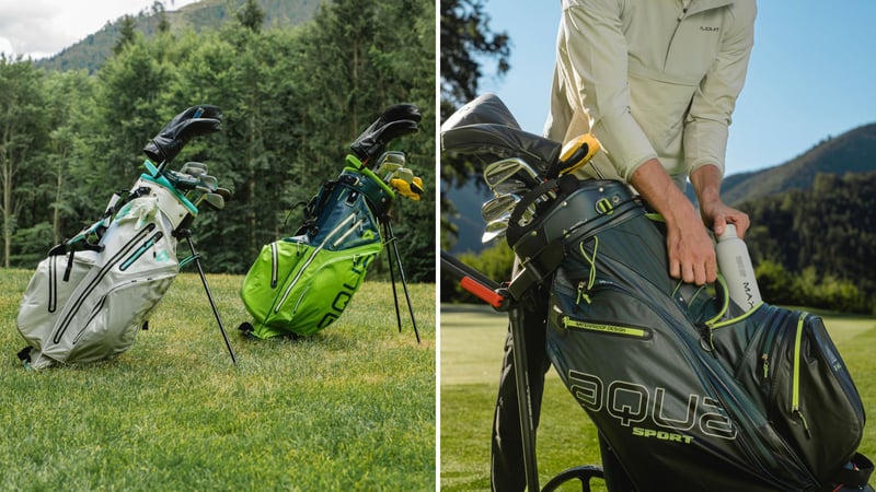 Die neuen Aqua Sport und Hybrid Golfbags von Big Max. (Foto: Big Max)