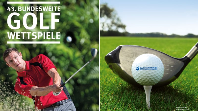 Die Deutsche Krebshilfe organisiert die 43. Golf Wettspiele. Ziel ist das Sammeln von Spenden. (Quelle: Deutsche Krebshilfe)