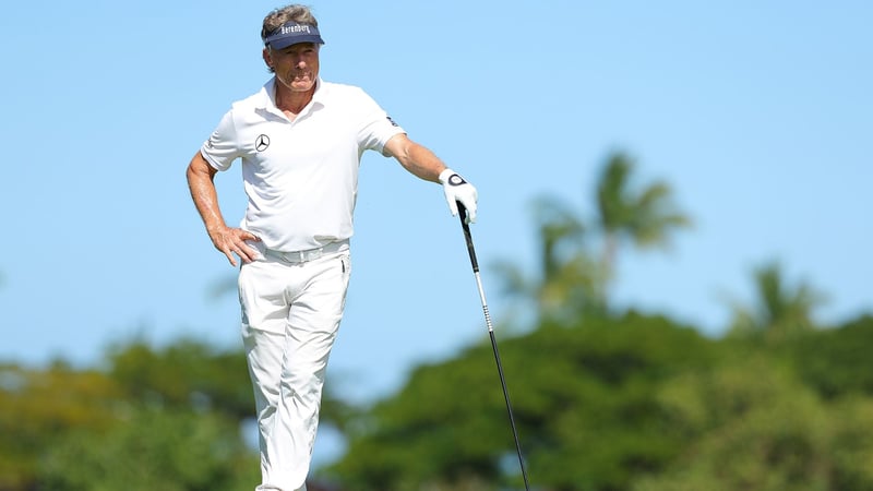 Die Kollegen von Bernhard Langer auf der PGA Tour Champions haben dem Langzeitverletzten per Videobotschaft Grüße übermittelt. (Quelle: Getty)