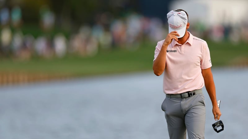 Wyndham Clark konnte sein Pech am letzten Loch der Players Championship 2024 nicht fassen. (Foto: Getty)