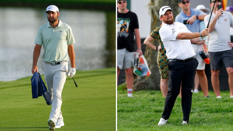 Scottie Scheffler und Shane Lowry führen das Feld der PGA Tour vor dem Finaltag an. (Foto: Getty)