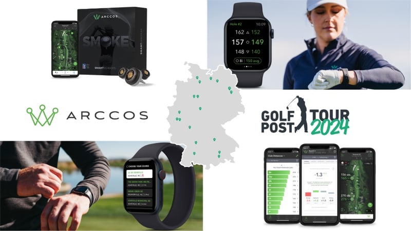 Arccos ist Statistik-Partner der Golf Post Tour 2024.