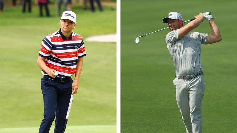 Mit Yannik Paul und Marcel Schneider haben zwei Deutsche eine tolle Ausgangslage vor dem Finaltag der DP World Tour. (Fotos: Getty)