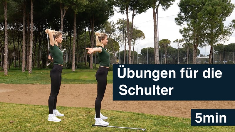 Golftraining für die Schultern. (Foto: Golfreich)