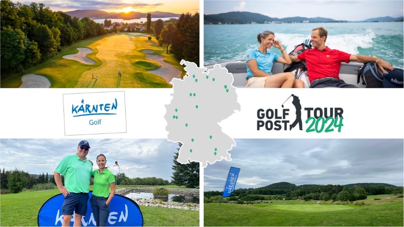 Gewinne bei der Golf Post Tour 2024 eine kostenfreie Teilnahme an der Community-Reise im Frühjahr 2025 zum Wörthersee in Kärnten.