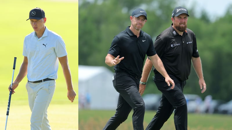 Matti Schmid verpasst den Cut auf der PGA Tour. Das Team aus McIlroy und Lowry geht hingegen in geteilter Führung in das Wochenende. (Fotos: Getty)