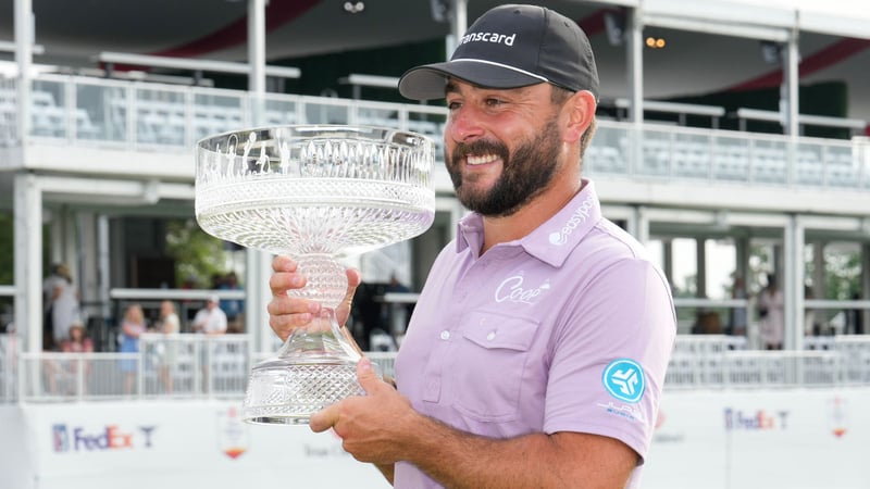 Stephan Jäger mit seinem ersten Sieg auf der PGA Tour. (Foto: Getty)