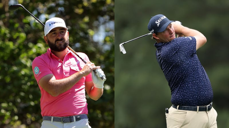 Stephan Jäger und Sepp Straka beim US Masters 2024. (Fotos: Getty)