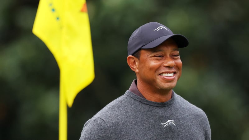 Tiger Woods im Vorfeld des US Masters 2024. (Foto: Getty)