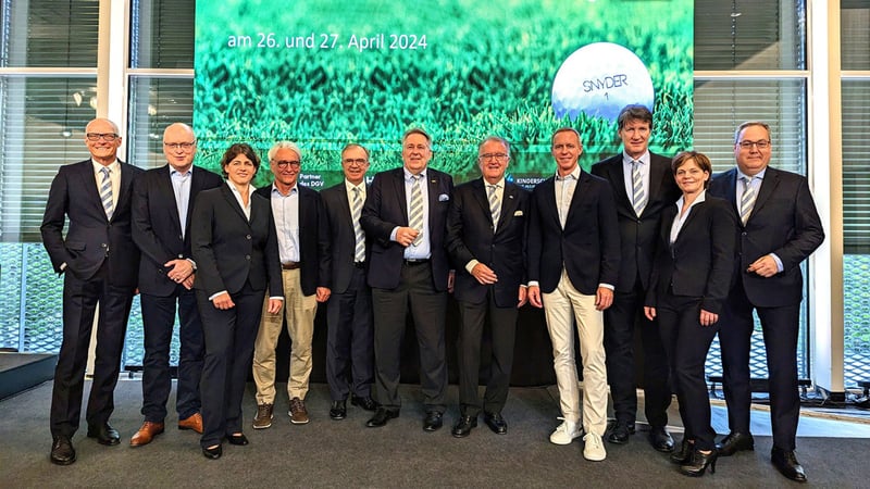 Das Präsidium des Deutschen Golf Verbandes. (Foto: DGV)
