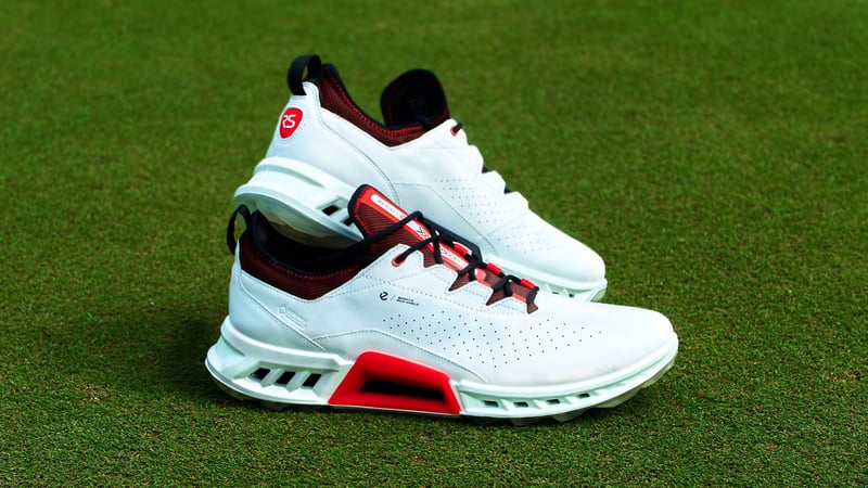 Die neuen limitierten Ecco x Rick Shiels Biom C4 Golfschuhe. (Foto: Ecco Golf)