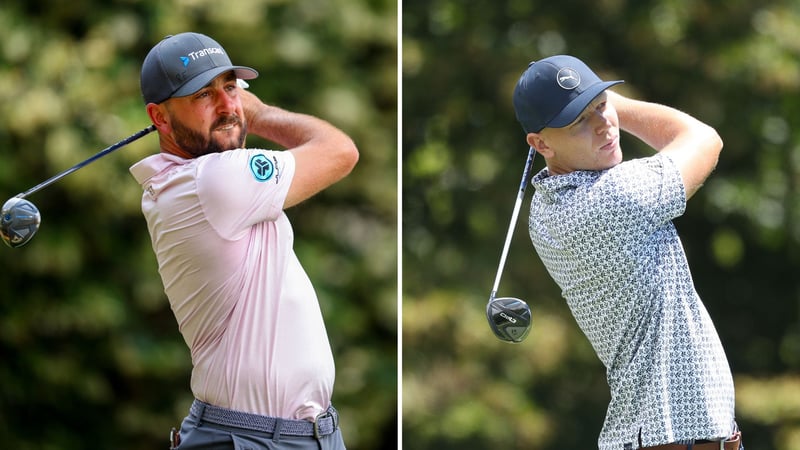 Stephan Jäger und Matti Schmid sind die besten deutschen Golfer der Golf-Weltrangliste. (Fotos: Getty)