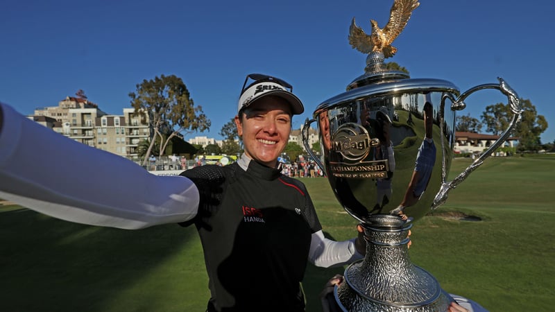 Die Australierin Hannah Green siegt zum zweiten Mal in Los Angeles auf der LPGA Tour. (Foto: Getty)