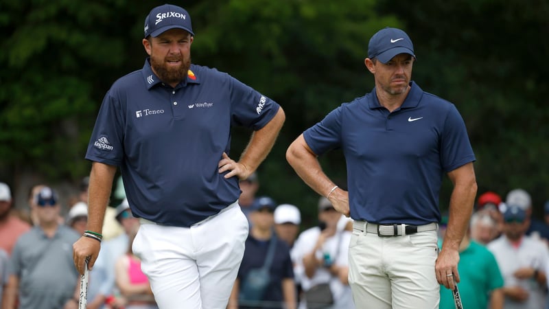 Rory McIlroy und Shane Lowry kämpfen beim Teamevent der PGA Tour um den Titel. (Quelle: Getty)