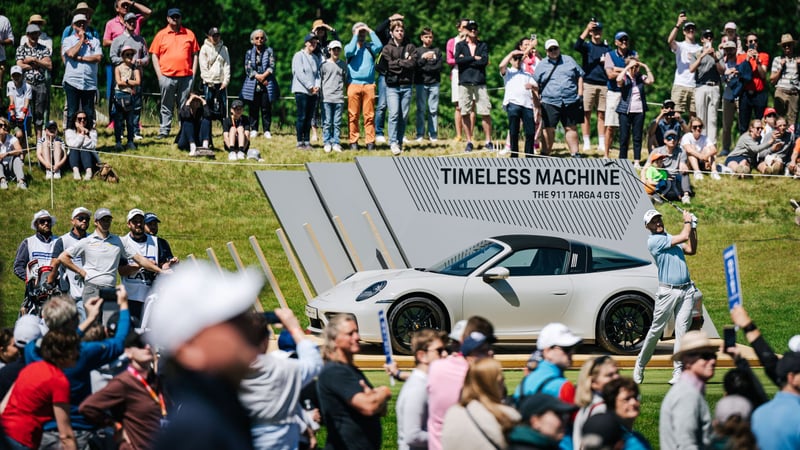 Porsche baut sein Engagement im Golfsport weiter aus. Bei der European Open in Hamburg bleibt der Sportwagenhersteller Car-Partner. (Quelle: Porsche AG)