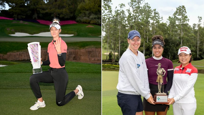 Nelly Korda feiert ihren vierten Turniersieg in Folge, während drei Co-Siegerinnen bei der Ladies European Tour gekürt werden. (Fotos: Getty/LET)