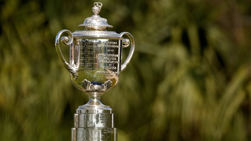 Neben einem stattlichen Preisgeld gewinnt der Sieger der PGA Championship 2024 die berühmte Wanamaker Trophy. (Foto: Getty)