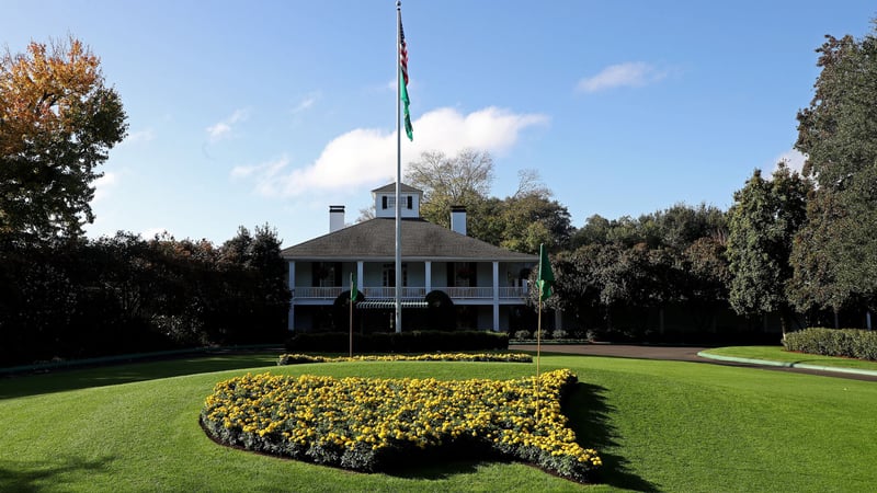 Das Clubhaus des Augusta National Golfclubs. (Foto: Getty)
