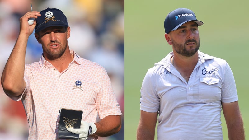 Bryson DeChambeau und Stephan Jäger am Moving Day der US Open 2024. (Fotos: Getty)